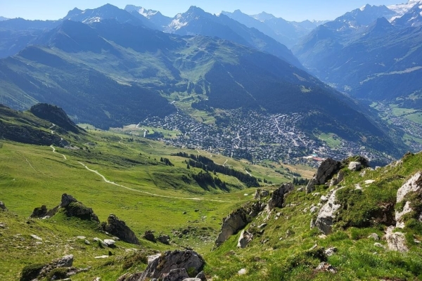 R68: Col des Planches - Col du Lein - Pierre Avoi - Savoleyre - Croix de Coeur - La Tsoumaz