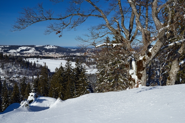 Aussichtsreiche Vue des Alpes