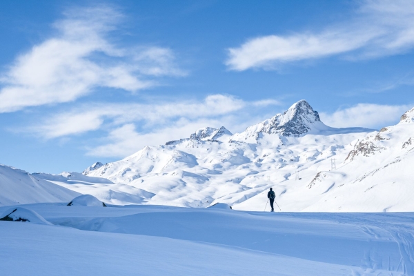 Auf verschneiten Römerwegen zum Septimerpass