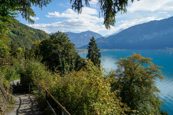 Pèlerinage le long du lac de Thoune