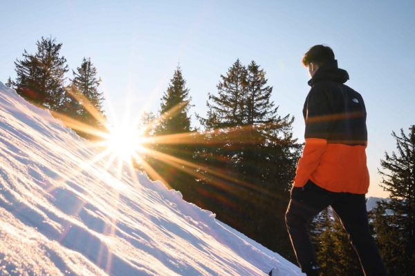 Vue imprenable sur le Hochalp Trail