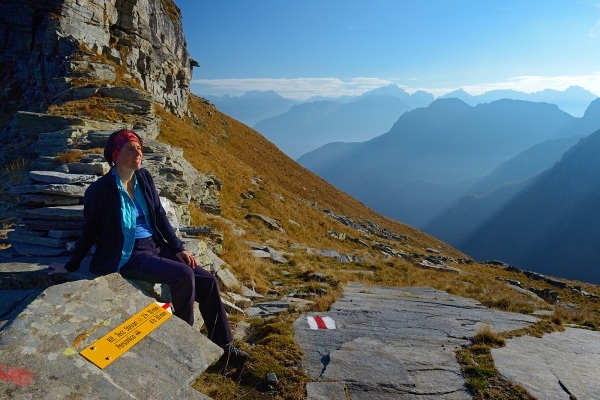 Ad alta quota sulla Valle Verzasca