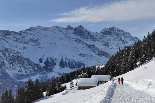 La vallée d’Engelberg en hiver