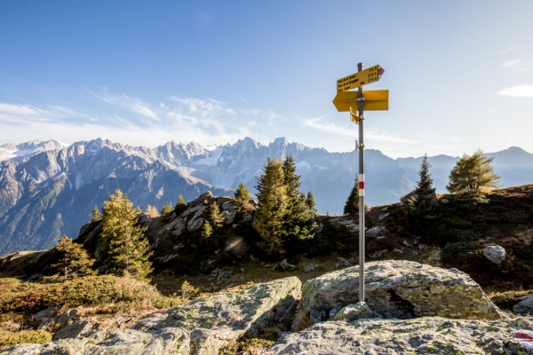 Spektakuläre Höhenwanderung durchs Bergell