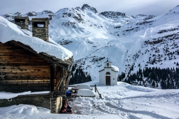 Face au majestueux Zervreilahorn