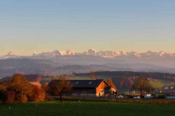 Au Rüttihubelbad par le Dentenberg