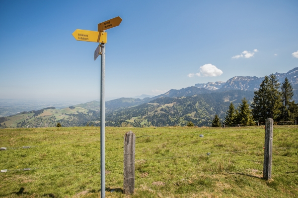 L’Entlebuch par champ, forêt et prairie