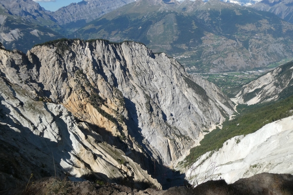 L’Illgraben vu d’en haut