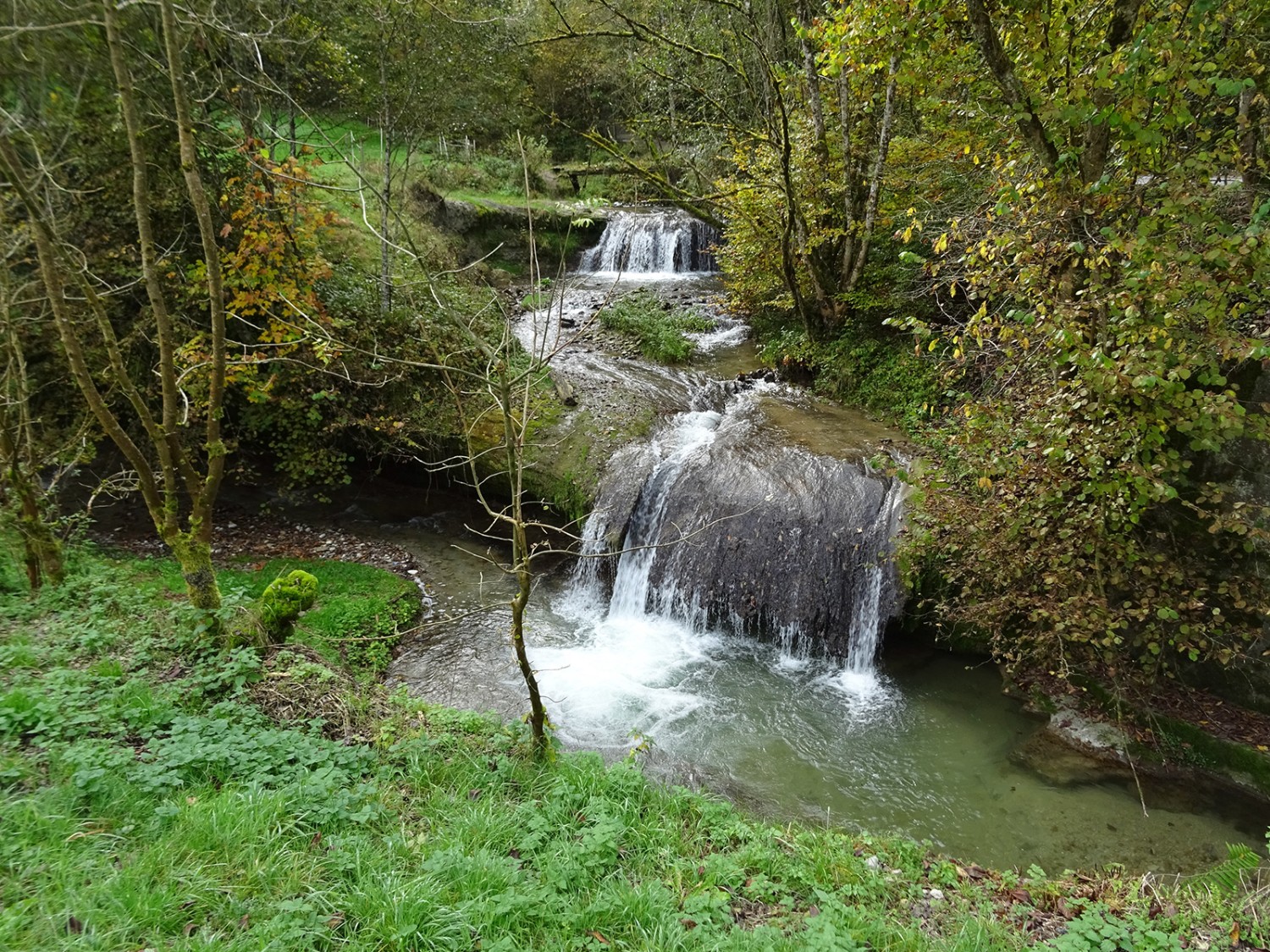 Der Tasbergbach mündet bei der Ameismühle in den Galterenbach.