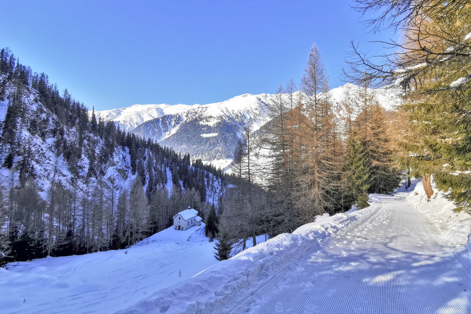 Die Stalenkapelle im Blinnental ist der höchste Punkt der Wanderung.