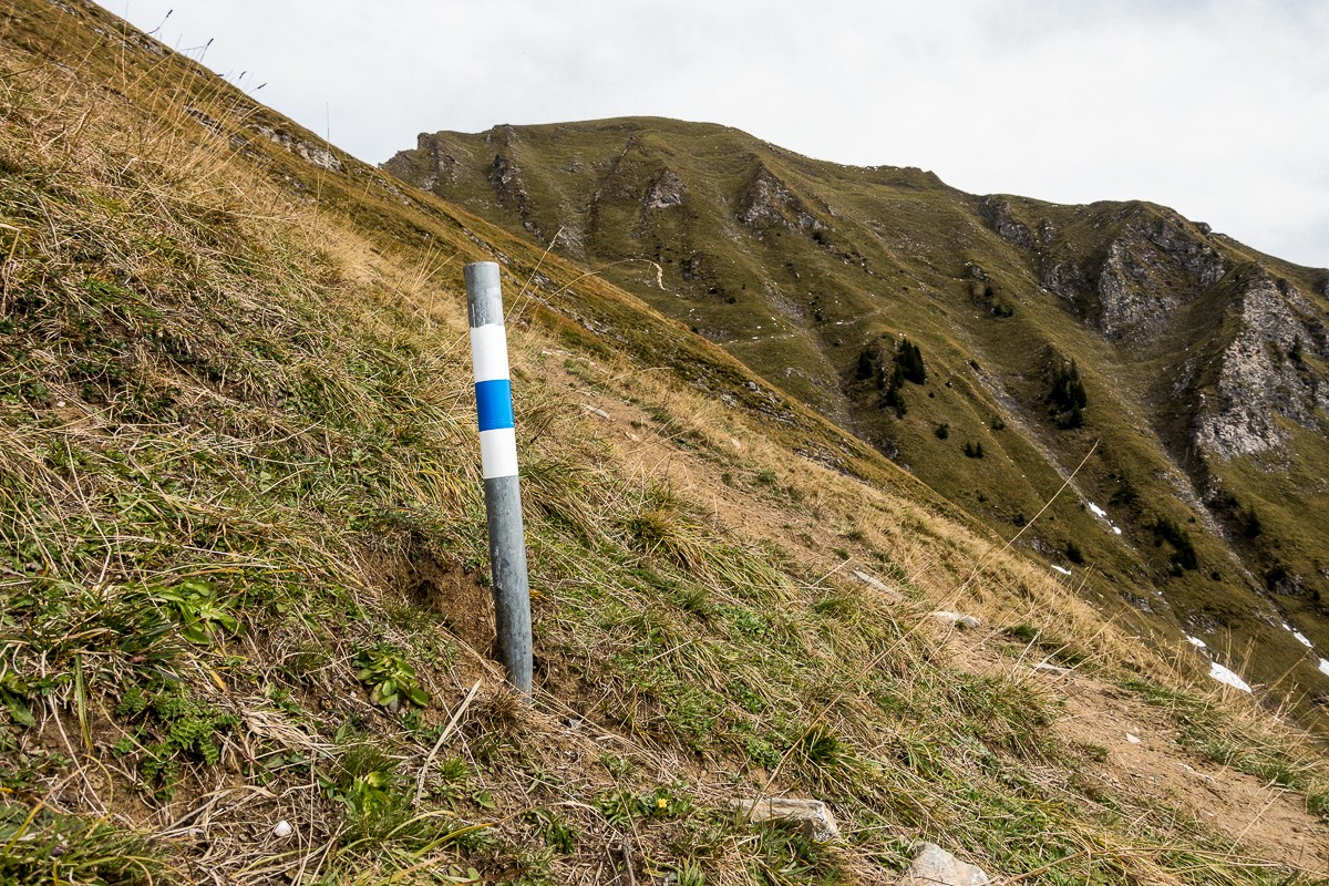 Auf dem Weg zum Montalin wird es langsam steiler. Bild: Fredy Joss