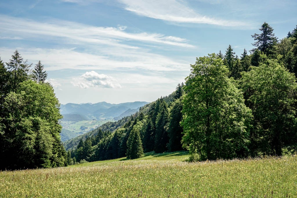 La Montagne, avec vue sur le Val Terbi. Photo: Fredy Joss