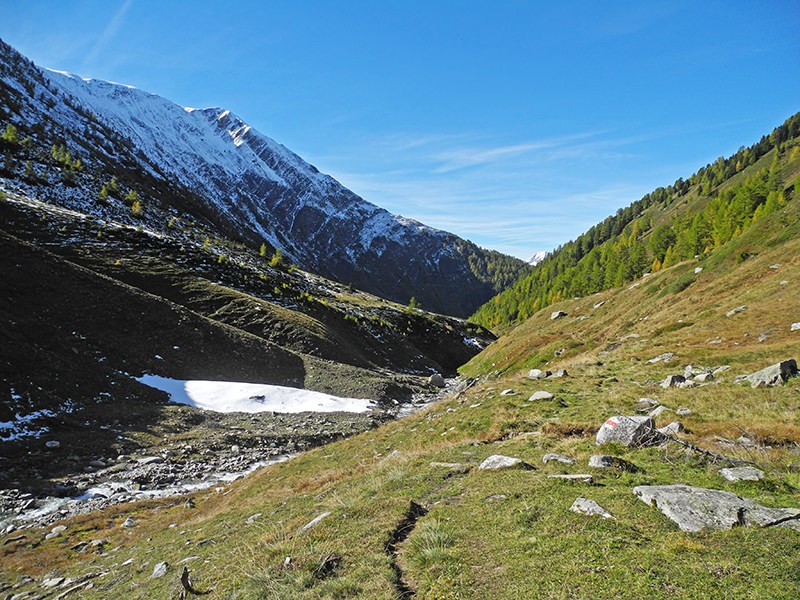 Dans la belle vallée austère de Rappental, il est rare que l’on croise quelqu’un. Photos: Marina Bolzli