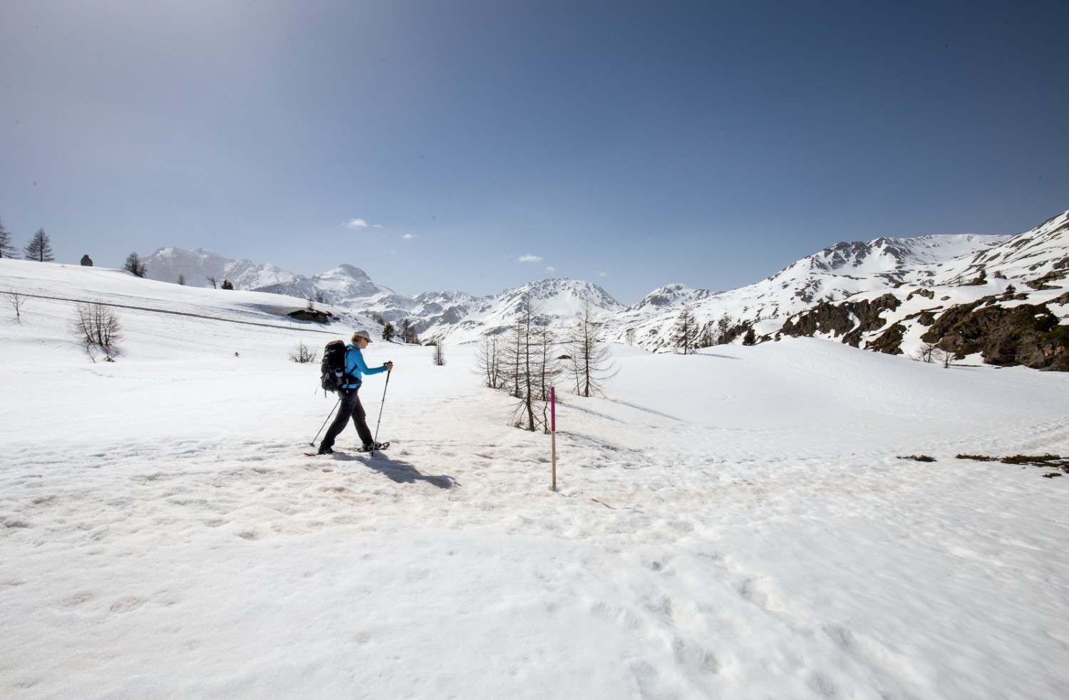 Unterwegs in der Passlandschaft des Simplons. Bild: Daniel Fleuti