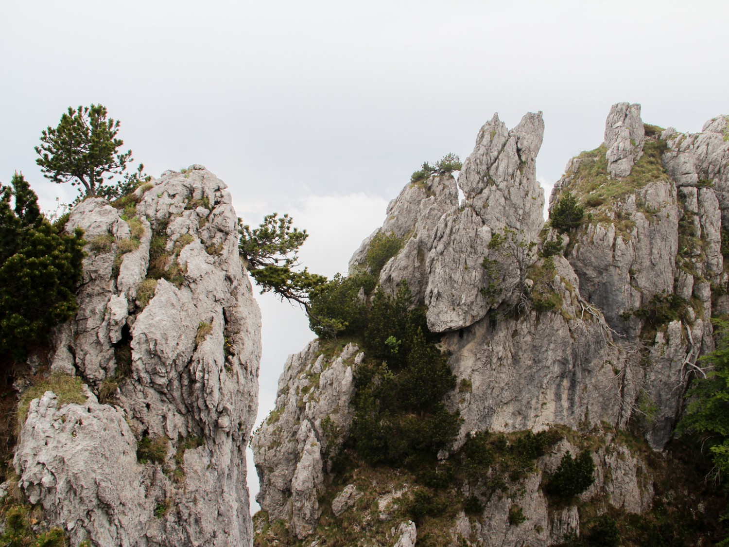 Sembra quasi che una schiera di giganti si sia seduta sul crinale. Foto: Andreas Sommer