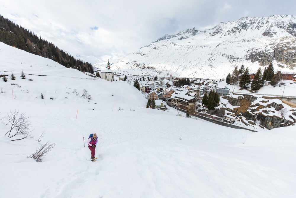 La première montée raide ne se fait pas attendre, mais c’est l’une des seules de ce genre. Photo: Wanderblondies