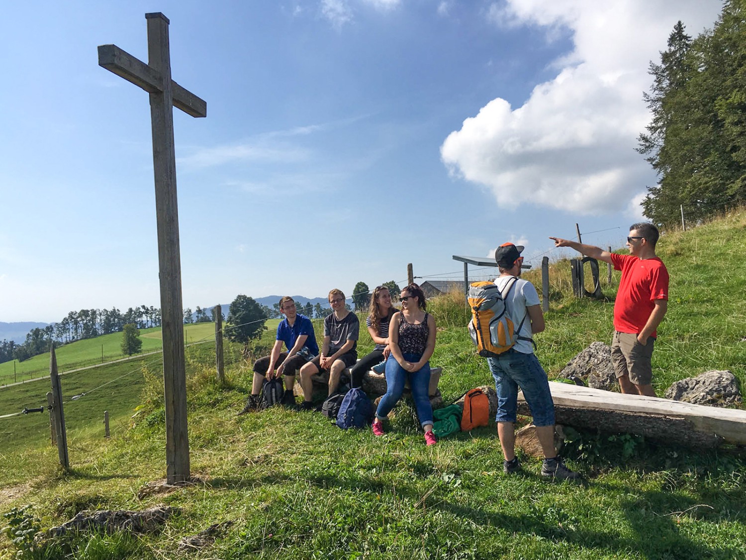 Aussichtspunkt «Güggel» auf der zweiten Jurakette.