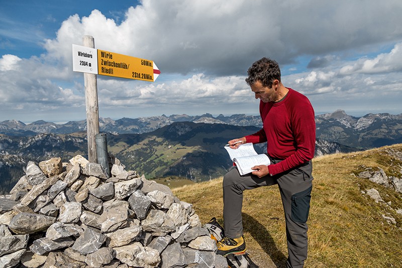 Das Gipfelbuch ist im Steinmann versteckt.
Bild: Markus Ruff