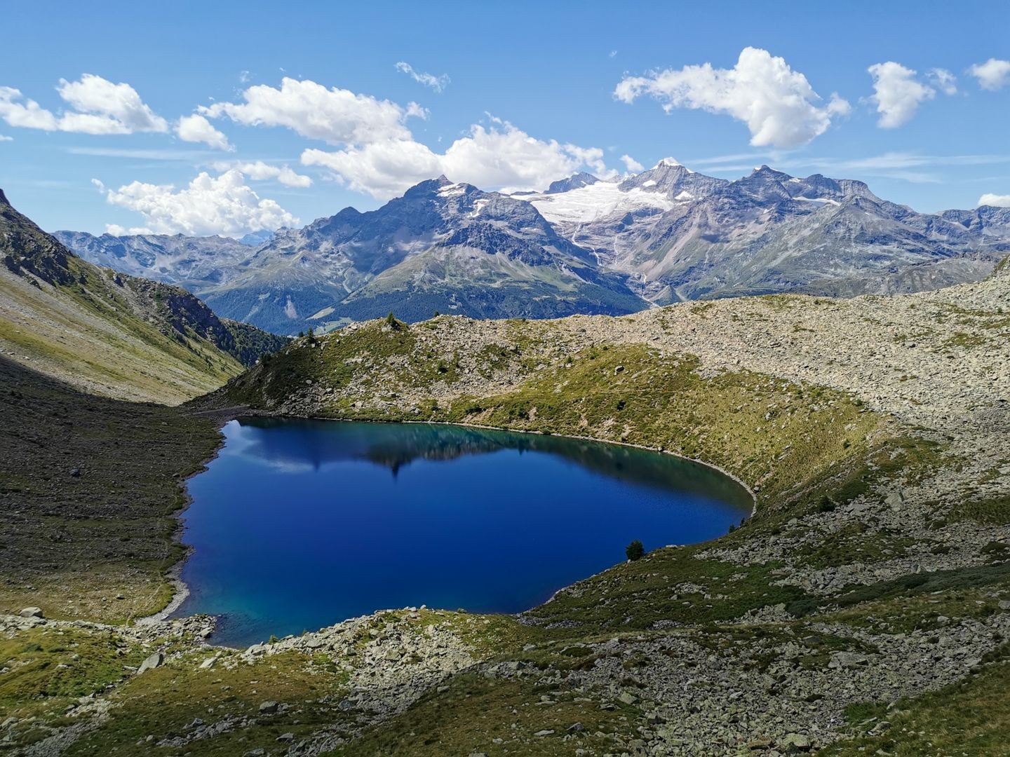 Kristallklarer Lagh dal Teo im Puschlav