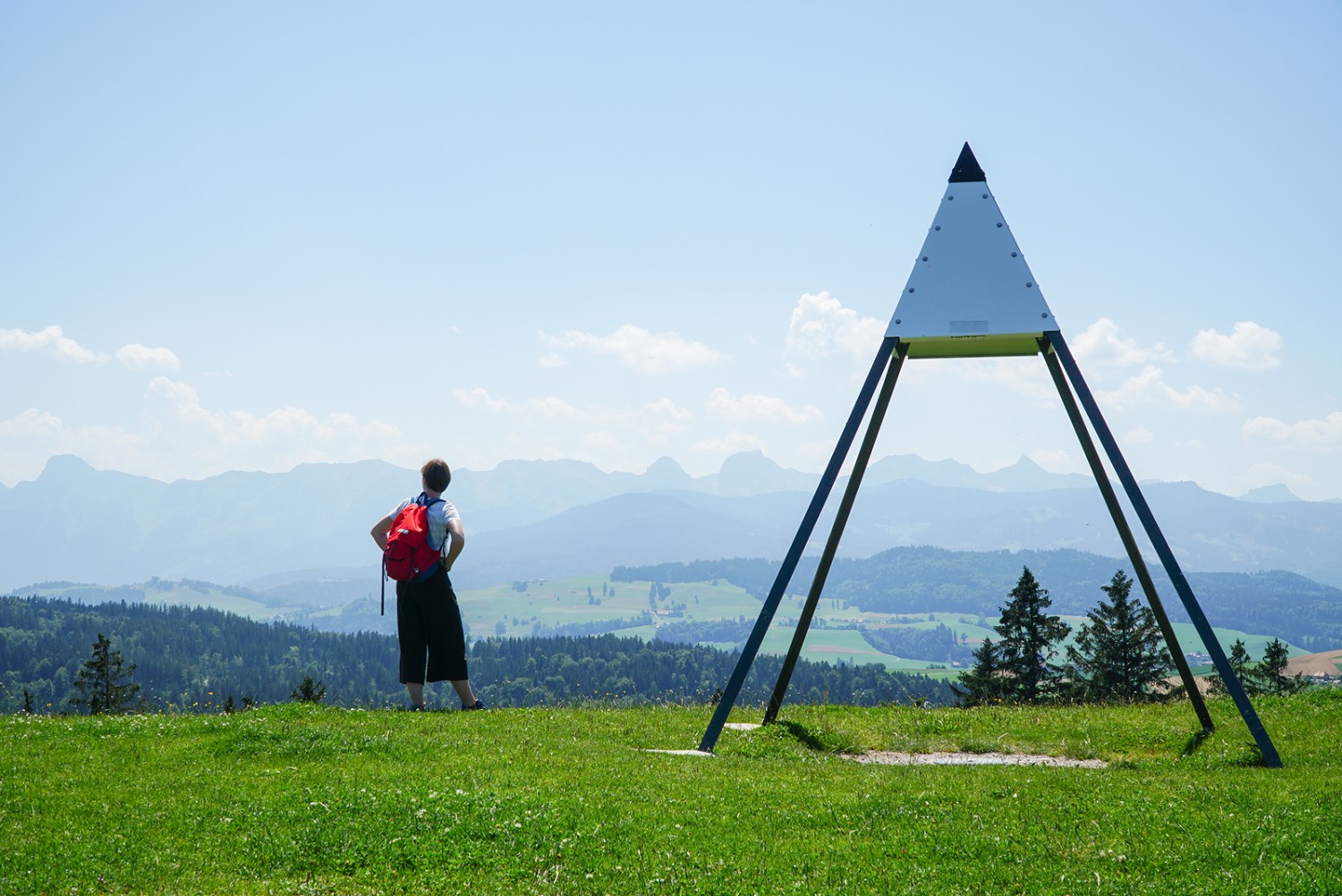 Weitreichende Aussicht von der Bütschelegg. Bilder: Mia Hofmann