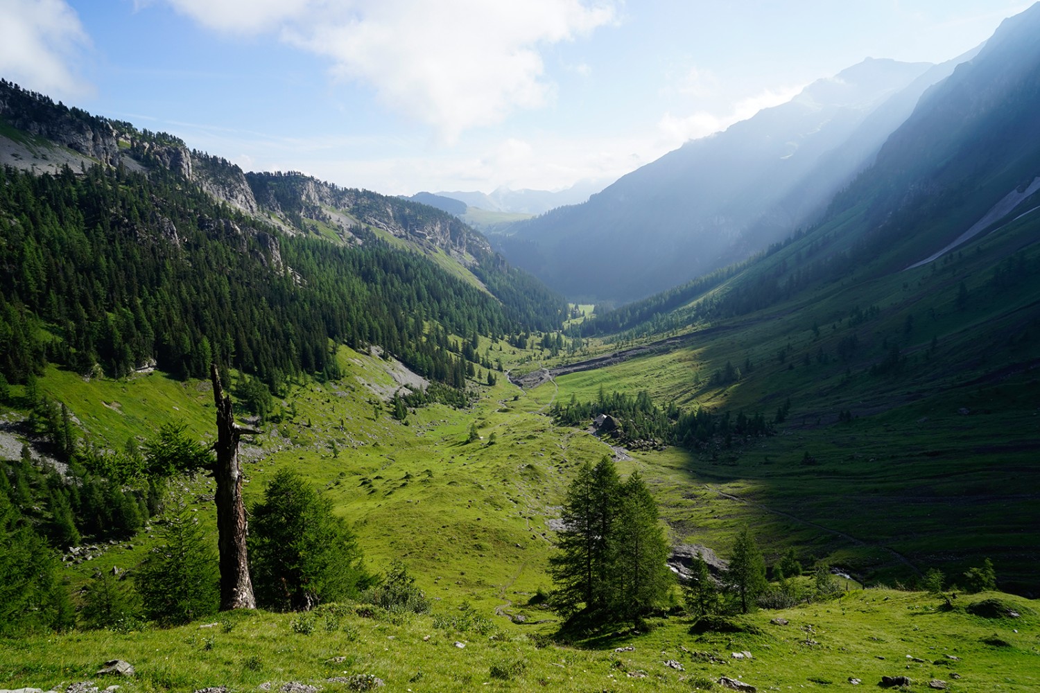 Ein Blick zurück ins Iffigtal.