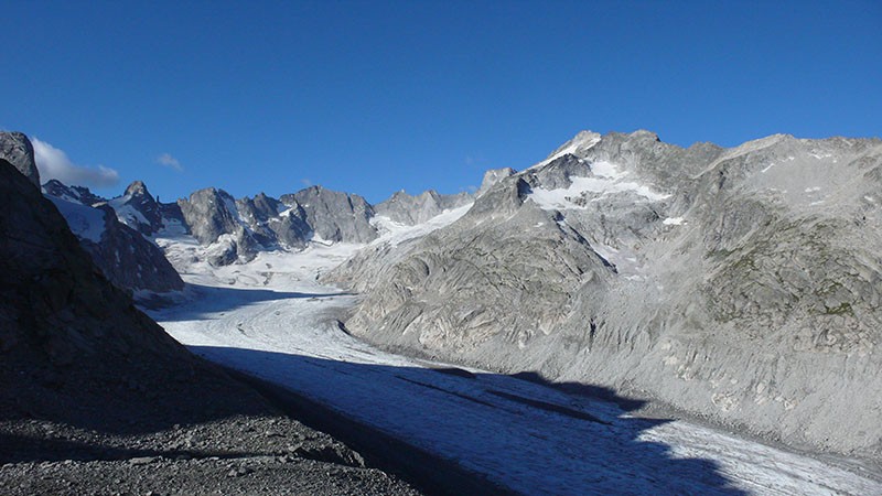 Vue sur le Vadrec del Forno. Photo: Christoph Käsermann