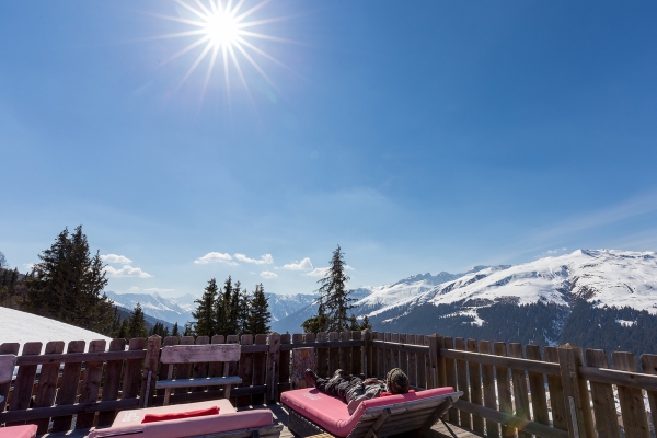 Dernières neiges à Davos