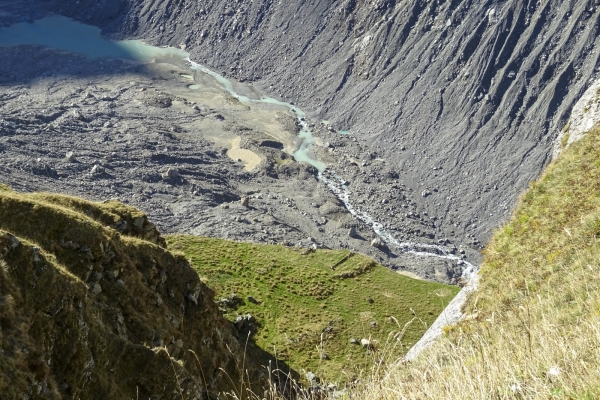 Loge sur le glacier inférieur de Grindelwald