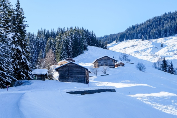 Chemins des Walser dans la région d’Obersaxen