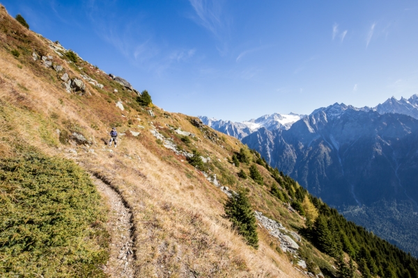 Spektakuläre Höhenwanderung durchs Bergell