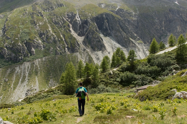 Eintauchen in die Bergwelt oberhalb von Zinal