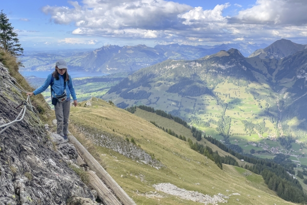 Vue sur le Kiental et au-delà