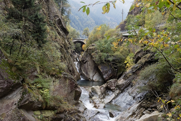 Durch die Piottino-Schlucht nach Faido