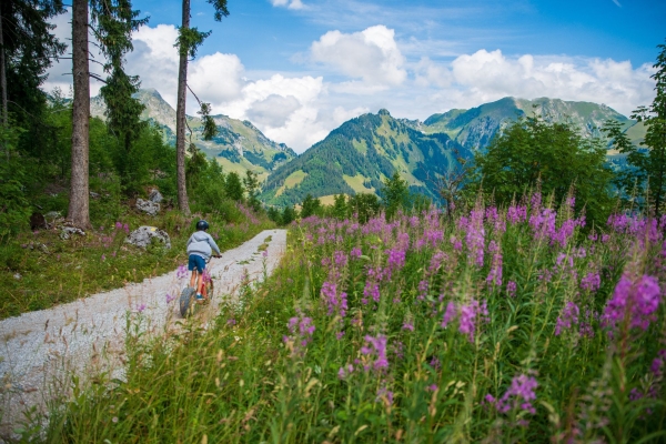 Trottiabfahrt mit Erlebnisweg