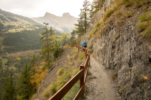 Sentier du bisse du Torrent-Neuf à Savièse