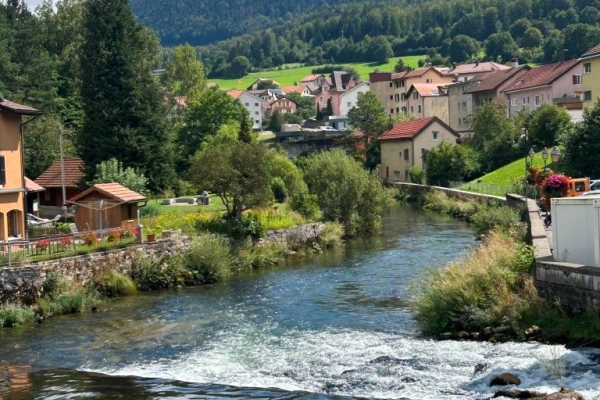 Von Orbe durch die Gorges de l’Orbe bis Vallorbe