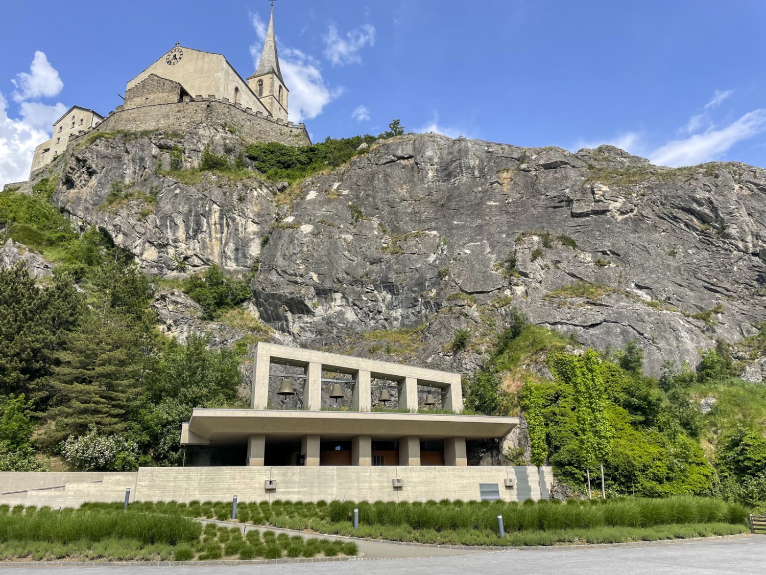 Deux églises, un village, les points forts de Rarogne. Photo: Rémy Kappeler