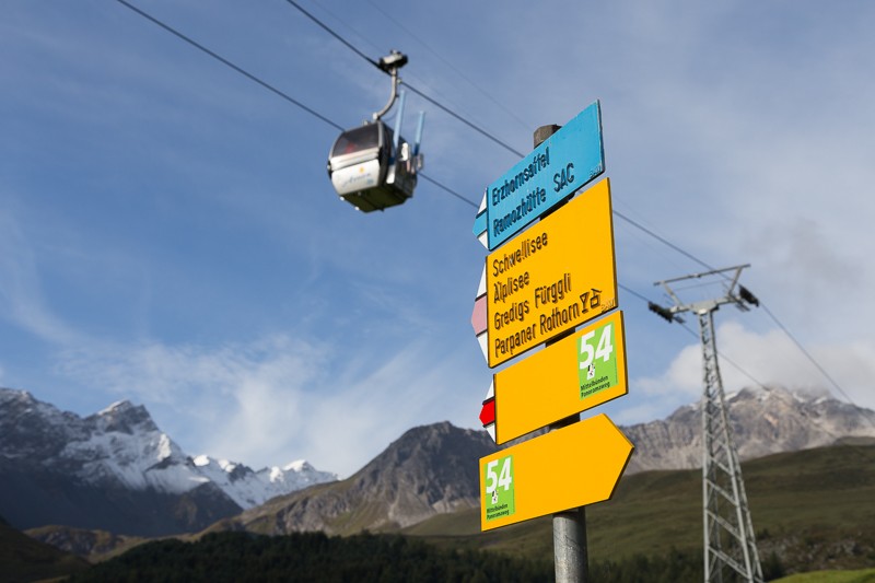 Vom Skigebiet bekommt man zum Glück nicht viel mit. Bild: Markus Ruff