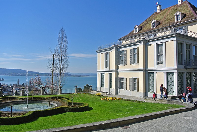 Am Ziel: Im Schloss Arenenberg wohnte einst Louis Napoleon. Bilder: Rémy Kappeler