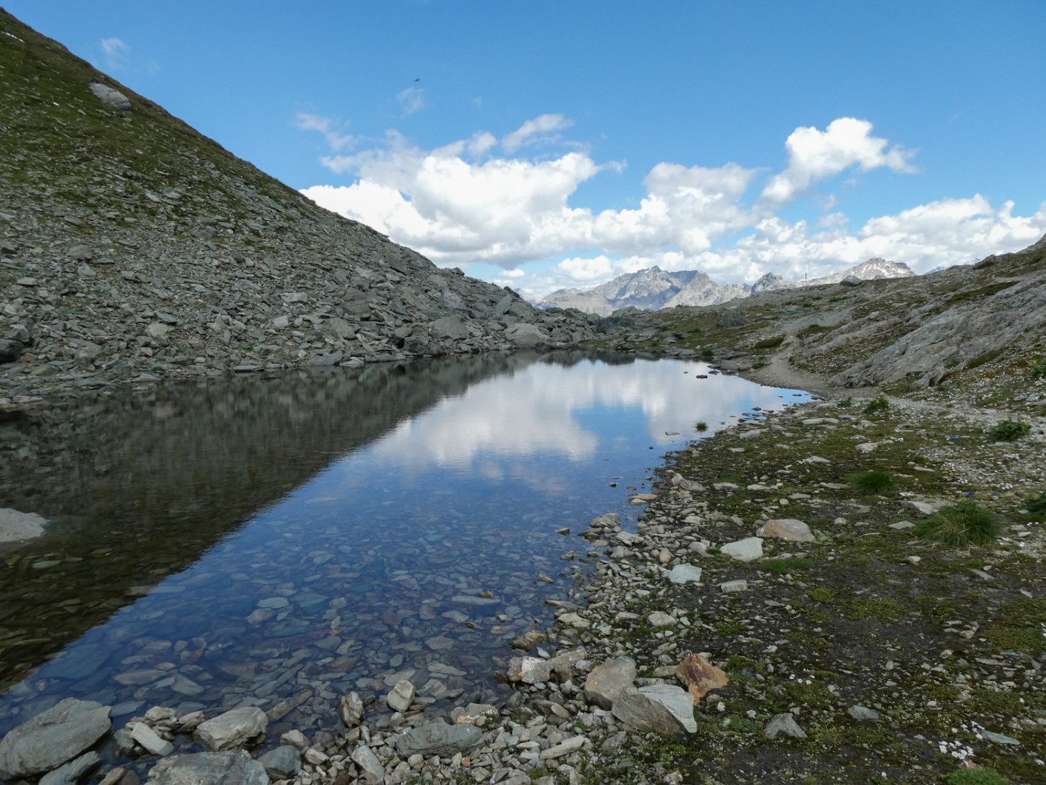 Quiétude parfaite au col Forcellina.