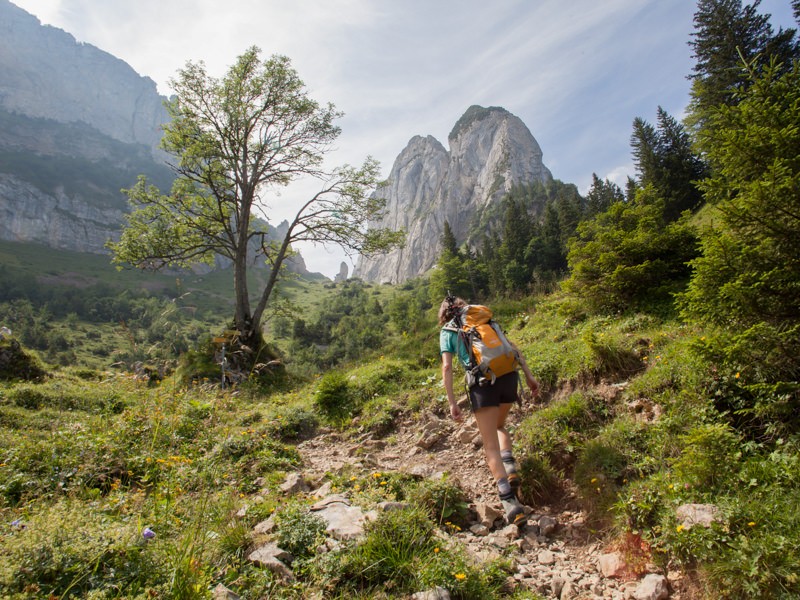 Rochers escarpés, hauteurs spectaculaires