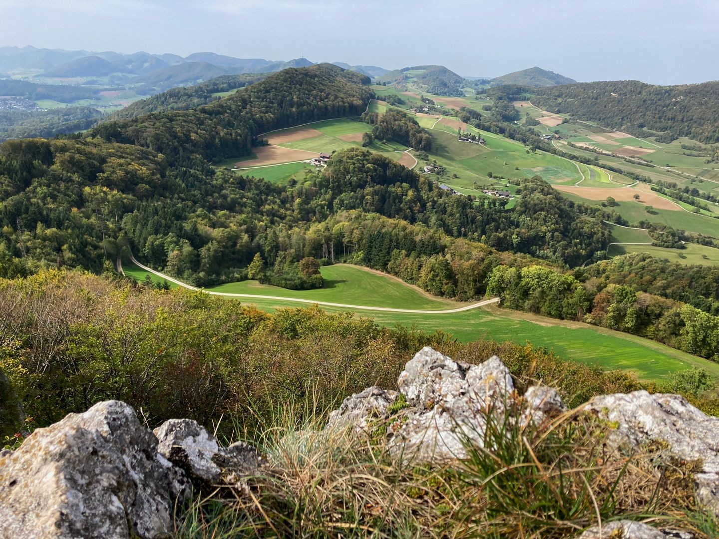 Vue sur le Parc du Jura argovien