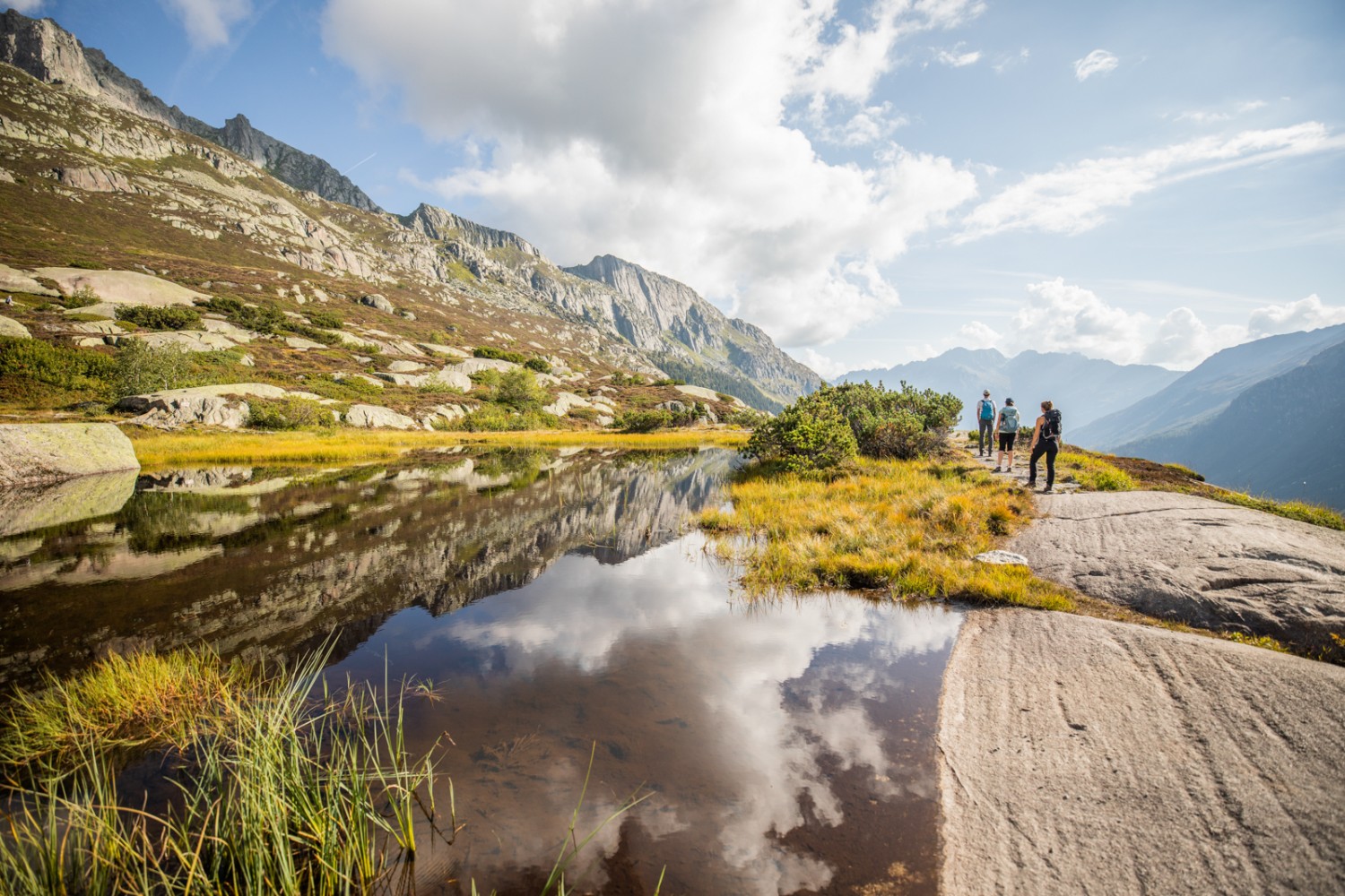 Granit so weit das Auge reicht. Bild: Wanderblondies