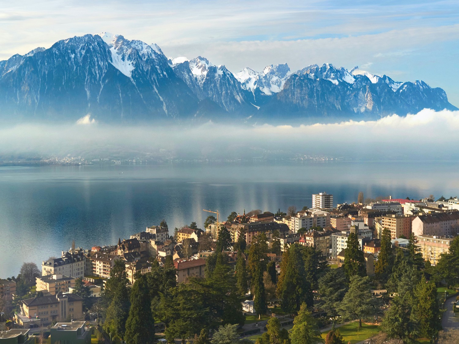 Vue de Montreux. Photo : Xavier von Erlach