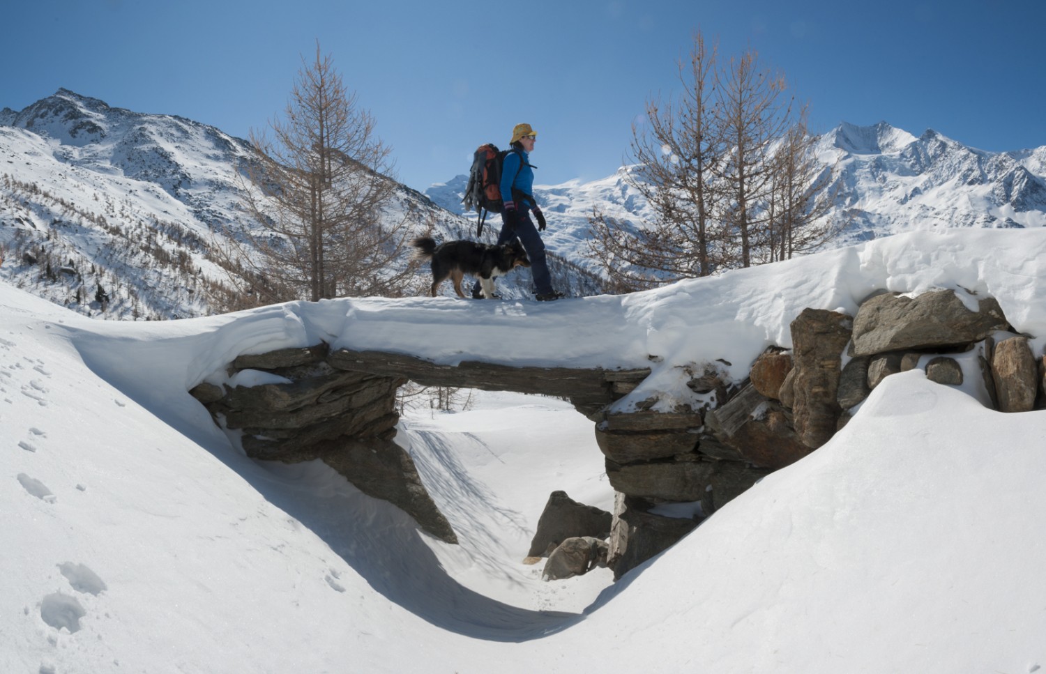 Steinbrücke auf dem Kreuzboden. Bild: Heinz Staffelbach 