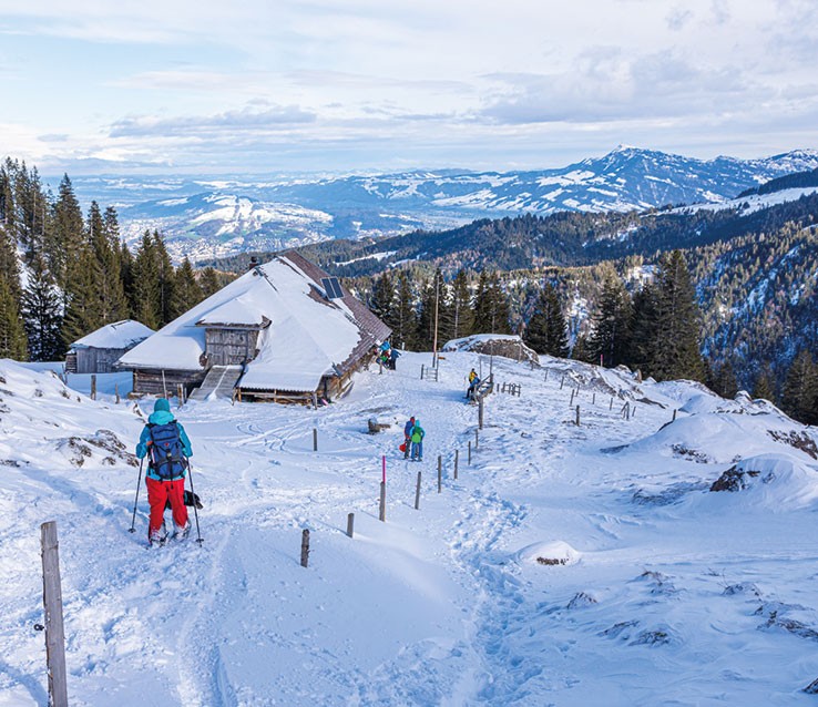 Im Abstieg bei der Alp Gumm. Bild: Franz Ulrich