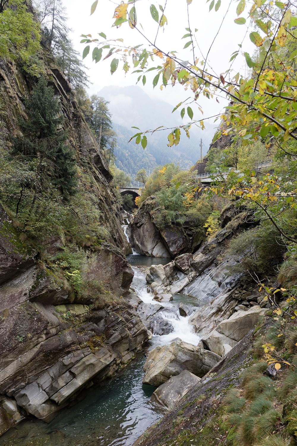 Das Nadelöhr auf der Nord-Süd-Achse: Durch diese Piottino-Schlucht zwängte sich der Säumerverkehr.