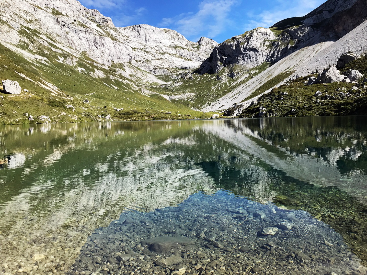 Le lac de Partnun.