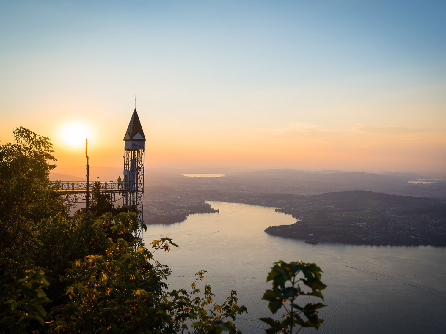 La vue depuis le Bürgenstock est grandiose à toute heure.