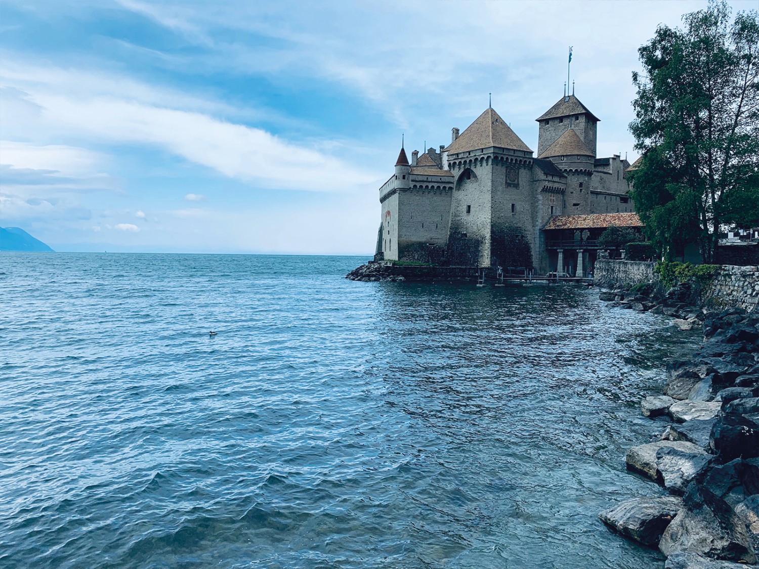 Le château de Chillon, point de départ de la randonnée. Photo: Aswathy N 